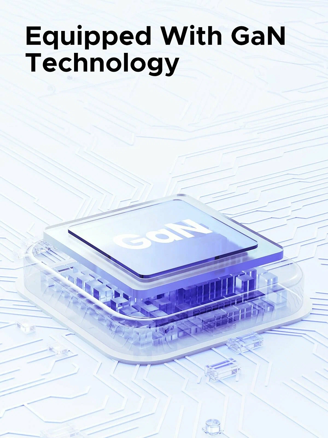 55539 Зарядное устройство UGREEN X516 GaN 30W 1xUSB-A, 1xUSB-C. Цвет: серый